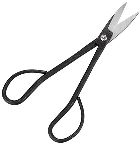 Ciseaux à bonsaï de jardin en acier inoxydable, 190mm, cisaille, branche de racine, outils d'élagage, cisaille de brindilles, fleur et herbe