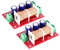 Happysnow YLY-2088 Diviseur de fréquence audio 400 W réglable 2 voies Filtre multivoies Plage complète des basses aigues Diviseur de fréquence