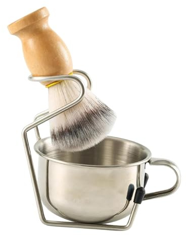 YsXoWiui Set de Afeitado para Hombre con Brocha Y Taza, Estilo B