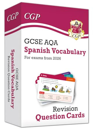 GCSE AQA Spanish: Vocabulary Revision Question Cards (CGP AQA GCSE Spanish)
