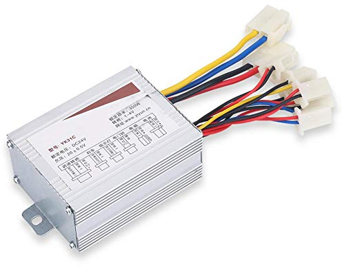 Keenso Elektroroller Motor Gebürstet Controller Box, 24V 350W Controller für Elektroroller