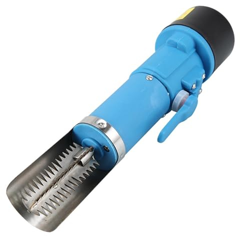 KHZKHC Dispositivo di Rimozione Squamatore Elettrico Automatico da 100 W, Squamatore Dinamico Senza Fili, con Batterie Ricaricabili da 2200 mAh, per Strumenti per La Pulizia del Pesce Chef Cuochi