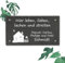 Personalisiertes Türschild aus Schiefer | Individuelles Namensschild mit Gravur | Hochwertige Natursteinoptik | Gravierte Hausschilder Klingelschilder mit Namen | Einzigartiges Geschenk