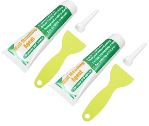 DIYEAH 2juegos Reparador De Grietas Para Paredes y Parches Para Grietas Pasta Para Reparar Paredes