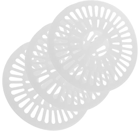 TEHAUX 3pcs Washer Dryer Cover Plastic Sink Drain Strainer Washer Dryer Top Protector Bath Screens Sink Drain Filter for Laundry