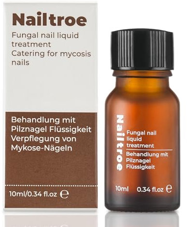 Micosi Unghie Piede Trattamento Nailtroe Fungal Nail Liquid, Antimicotico Professionale per Onicomicosi, Rinforzante Unghie, Elimina Funghi, Azione Rapida, 10ml