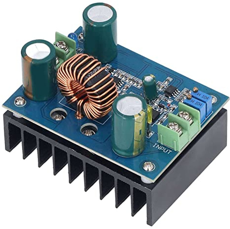 Hyuduo DC Till DC Boost Module, High Power Justerbar Boost Converter, 10-60V Till 12-80V, Idealisk för Bärbar Strömförsörjning