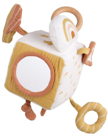 Sauthon Cube d'activité bébé Collection Sunlight | Jeux d'eveil & de développement | Cadeau Naissance