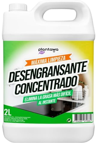 PLANTAWA Desengrasante Concentrado 2L | Limpieza profunda de cocina y baño | Quitagrasas multisuperficie potente, eficaz y versátil para el hogar