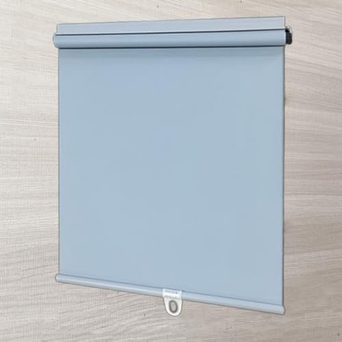 Roller Window Shades, Spring-Loaded Pull Down Blinds, Retractable Blackout Curtains, Temporary Sun Protection, No Drill Installation, Size: 130cm x 200cm