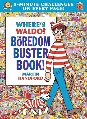 Where's Waldo? The Boredom Buster Book: 5-Minute Challenges: (Hidden Object Activity Book with Search & Find Puzzles, Mazes, Connect-The-Dots, ... Word Searches & Spot-The-Difference Games)