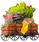 Facynde Warenkorb Blumentopf - Sukkulenten-Pflanzgefäßhalter aus Harz - Schubkarren-Pflanzenhalter, Desktop-Sukkulenten-Bonsai-Halter, Miniatur-Landschaftsdekorationen