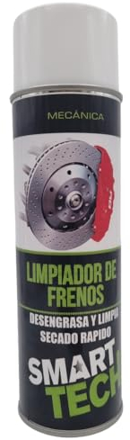 Limpia frenos spray 500ml Desengrasante piezas coche Limpiador de frenos moto Limpiador discos de freno Desengrasante cadena Cero residuos Brake cleaner