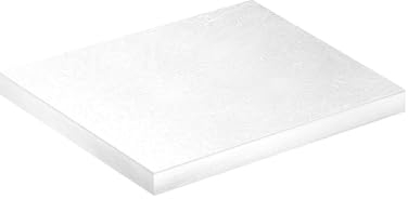 dekora - Base per Torta Quadrata Bianca in Cartone Rigido 30X30H1,2CM - Perfetta per Feste, Compleanni e Anniversari