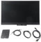 PODSJD Monitor portatile 17 3 pollici 1600x900 HDR con doppi altoparlanti ingressi Type C e Mini HDMI supporto integrato per PC tablet smartphone business e viaggi