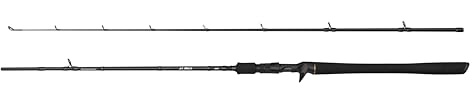 Savage Gear Alpha SG2 Jerkbait Baitcasting Fishing Rod | Freshwater Predator Casting Rod for Jerkbaits & Big Fish | 24+30T Carbon Blank | Fast Action | SeaGuide CCS | 2.06m | 80-150 g
