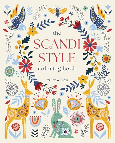 The Scandi Style Coloring Book: Over 40 Designs to Color (Sirius Creative Coloring)