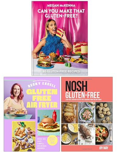 Can You Make That Gluten-Free, Gluten Free Air Fryer & Nosh Gluten-Free 3 Books Collection Set