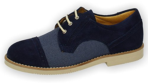 YOWAS 20335 Zapatos Elegantes NIÑO Zapato COMUNIÓN Marino 35