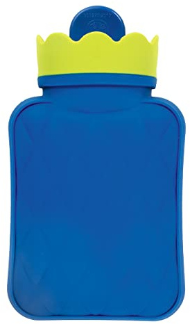 Fashy Mini-Wärmflasche aus Silikon, 350 ml, blau/grün, 6415 60