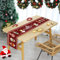 Tischläufer Weihnachten Rot, Nussknacker Schneemann Weihnachts Tischdeko, Weinachtsbaum Elch Weihnachtstischdecke für Zuhause Urlaub Küche Weihnachten Party Kaffee Table Runner Deko, 14 x 71 Zoll