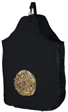 JVHLOV Sac Alimentation Cheval en Tissu Oxford, Sac Rangement Foin
