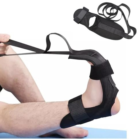 Cintura da yoga per allungamento - Cintura antiscivolo con presa per allenamento e allungamento, fascia da allenamento per la pratica del pilates - per donne, uomini, ragazzi, atleta