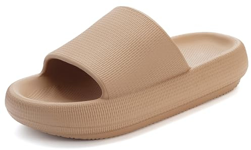 Misolin Ciabatte Donna Uomo Estive Casa Comode a Nuvola Doccia Pantofole | Eleganti Slides, Sandali Antiscivolo Morbide per Piscina, Infradito Donna, Leggere per Interno ed Esterno