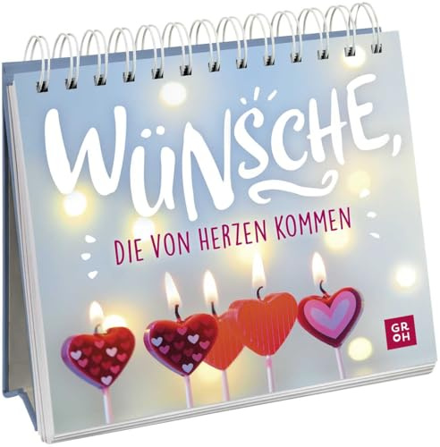 Wünsche, die von Herzen kommen: Deko-Tischaufsteller im Mini-Format mit emotionalen Wunsch-Texten, Zitaten und Fotos