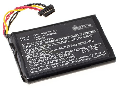 cellePhone Akku Li-Ion kompatibel mit Tomtom Go 5000 5100 6000 6100 6200 4PL60 4FL50 4FL60 - Pro Truck 5250 (Ersatz für AHA11111008)