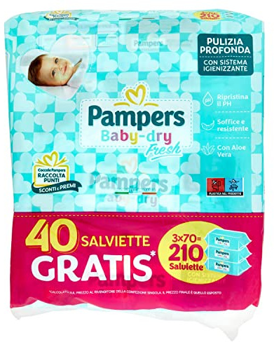Pampers Baby Fresh Lingettes x210 pièces