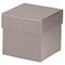 Rössler Papier 13421453491 - Boxline Kartonage quadratisch, 105 x 105 x 105 mm, Taupe, 1 Stück