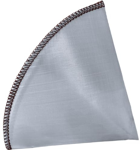 NERTHUS FIH 1301 Filtro de Cafetera de Goteo de Acero Inoxidable, Talla 4, Disfruta de un Café Sostenible con Nuestro Filtro Reutilizable