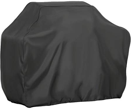 Housse de protection pour barbecue - 6 tailles - Tissu Oxford imperméable - Noir - Anti-poussière - Pour jardin (170 x 61 x 117 cm)