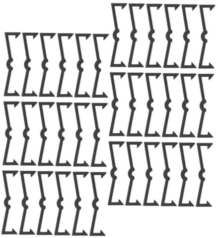 Hohopeti Pegboard-hakenverschlüsse 100 Stück – Verkleidungshaken Zum Aufhängen Peg Board-hakenklammern