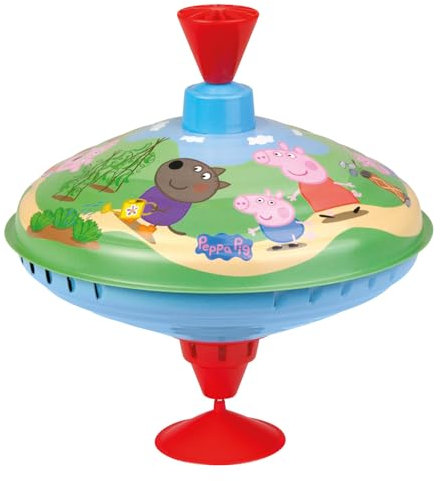 LENA® Brummkreisel 19 cm Peppa Pig – Ø 19 cm, für Kinder ab 18 Monaten