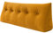 chilly pilley® Stützkissen Cord Rückenkissen Lesekissen Bettkissen Wandkissen Keilkissen Bettstützkissen viele Farben, 100x50x20 (Honig)