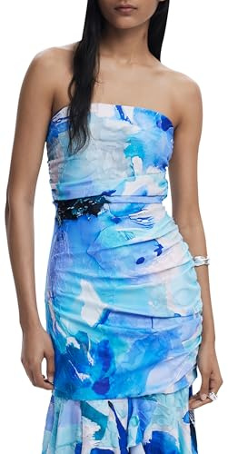 Desigual REPRIS_Vest_Dahlia, 5139 Diva Blue, XS