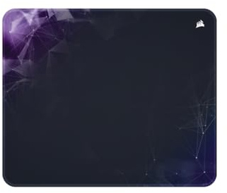 Corsair MM300 Medium Sci-FI Dark Anti-Fray Cloth Tapis de Souris Gaming – 36 cm x 30 cm, Tissu tissé, Base Antidérapante en Caoutchouc, Bords Renforcés par des Coutures – Bleu Marine