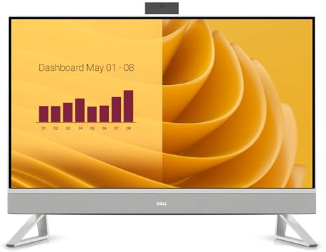 Dell 27 All-in-One PC EC27250 27” Touchscreen FHD 100Hz – Core 7-150U, NVIDIA GeForce MX570A 2GB, 1TB PCIe Gen 4.0x4 NVMe, 16GB RAM, GbE, SD Card Reader, WIFI 6 & BT 5.3, Windows 11 Pro (Renewed)