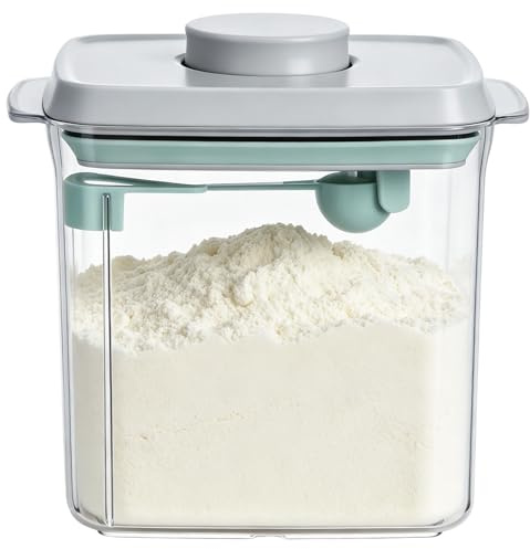 Dispensador De Leche En Polvo, Sellado Caja Transparente Leche En Polvo