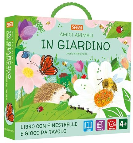 In giardino. Amici animali. Ediz. a colori. Con gioco da tavolo