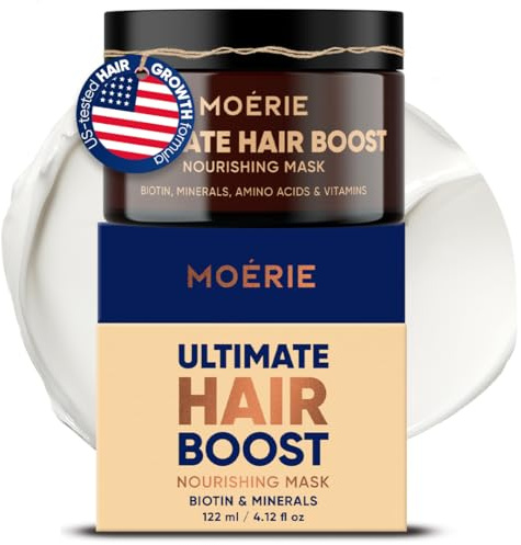 Haarwachstum Haarmaske gegen Haarausfall – Mit Biotin & Koffein – Fördert das Haarwachstum, stärkt die Haarwurzel und unterstützt kräftigeres Haar – Für Frauen & Männer (Einzelset)