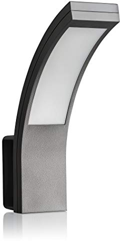 SEBSON LED Luminaire Exterieur Mural - Eclairage Exterieur Anthracite 15W 1100lm 5800K - IP65 Applique Murale - 250x176x65mm