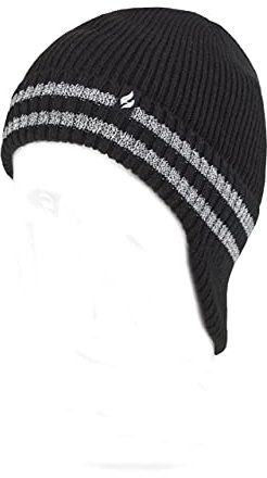HEAT HOLDERS SOCKSHOP Mens Workforce Drop Neck Hat Pack of 1 Black One Size