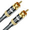 EMK Subwoofer Kabel, Digitales Koaxialkabel Cinch RCA Vergoldete Stecker Audio Kabel für Subwoofer,AV Receiver,Verstärker,Heimkino (Cinch zu Cinch Braun, 3M)