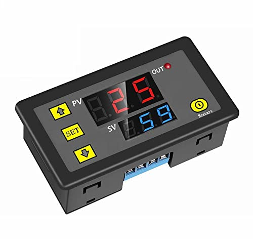 AC 110 V 220 DC 12 V Relè di ritardo digitale Display a LED Ciclo Timer Interruttore di controllo Relè di temporizzazione regolabile Interruttore di ritardo 12 V