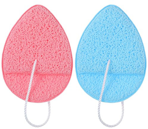 Lot de 2 éponges démaquillantes pour le visage - Éponges compressées en cellulose - Éponges pour le visage - Éponges compressées pour le visage