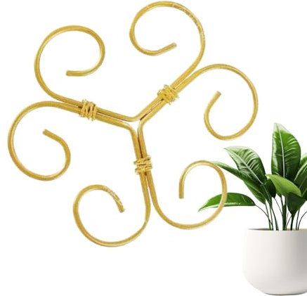 Stabilizzatore per piante per interni, riutilizzabile, regolabile, in ferro, supporto da giardino per orticoltura, boccioli di rosa, piante rampicanti, orchidee, serre in vaso, gladiolo, casa