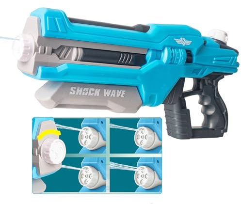 Vattenpistol 1300cc Stor vattenpistol för barn Vuxna 30-40 fot lång räckvidd Kraftfull Super Soaker Water Blaster Shooter, Summer Beach Pool Water Fight Squirter Leksaker för pojkar